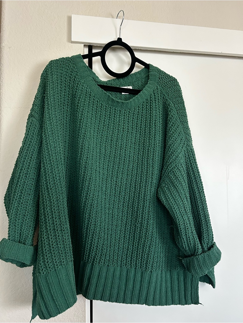 American Eagle Outfitters Forest Green Crewneck Sweater